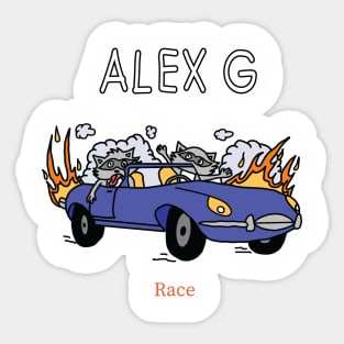 Alex G Race Sticker